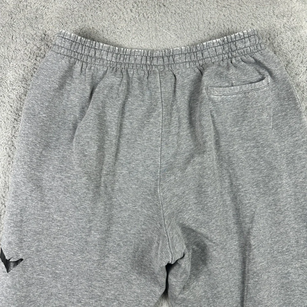 Jordan Jumpman Fleece Sweatpants Mens Large Gray Joggers Graphic‎ DA6803-091